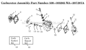 Page B Diagram and Parts List for HP30SB  Weed Eater Trimmer